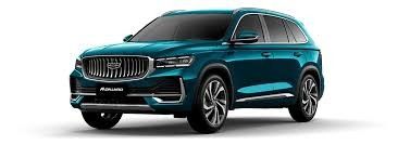 Moderne Geely Manjaro SUV Grüne Farbe Hochgeschwindigkeit 5 Sitzplätze SUV Mittelklasse